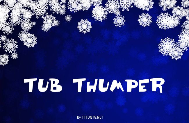 Tub Thumper example